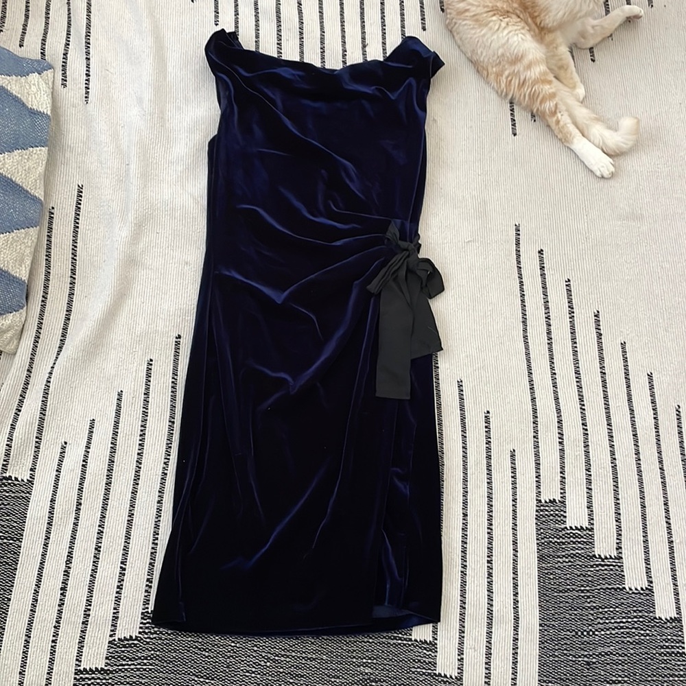 A Pea in the Pod Taylor Velvet Dress